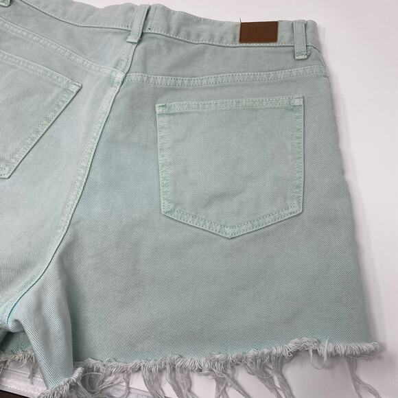 BDG Mint Green A-line Short Raw Hem 31 - Picture 9 of 12